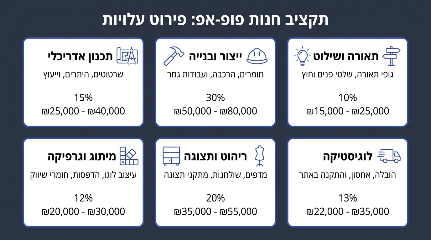 עיצוב חנות פופ אפ מקצועי - תכנון חלל מסחרי זמני