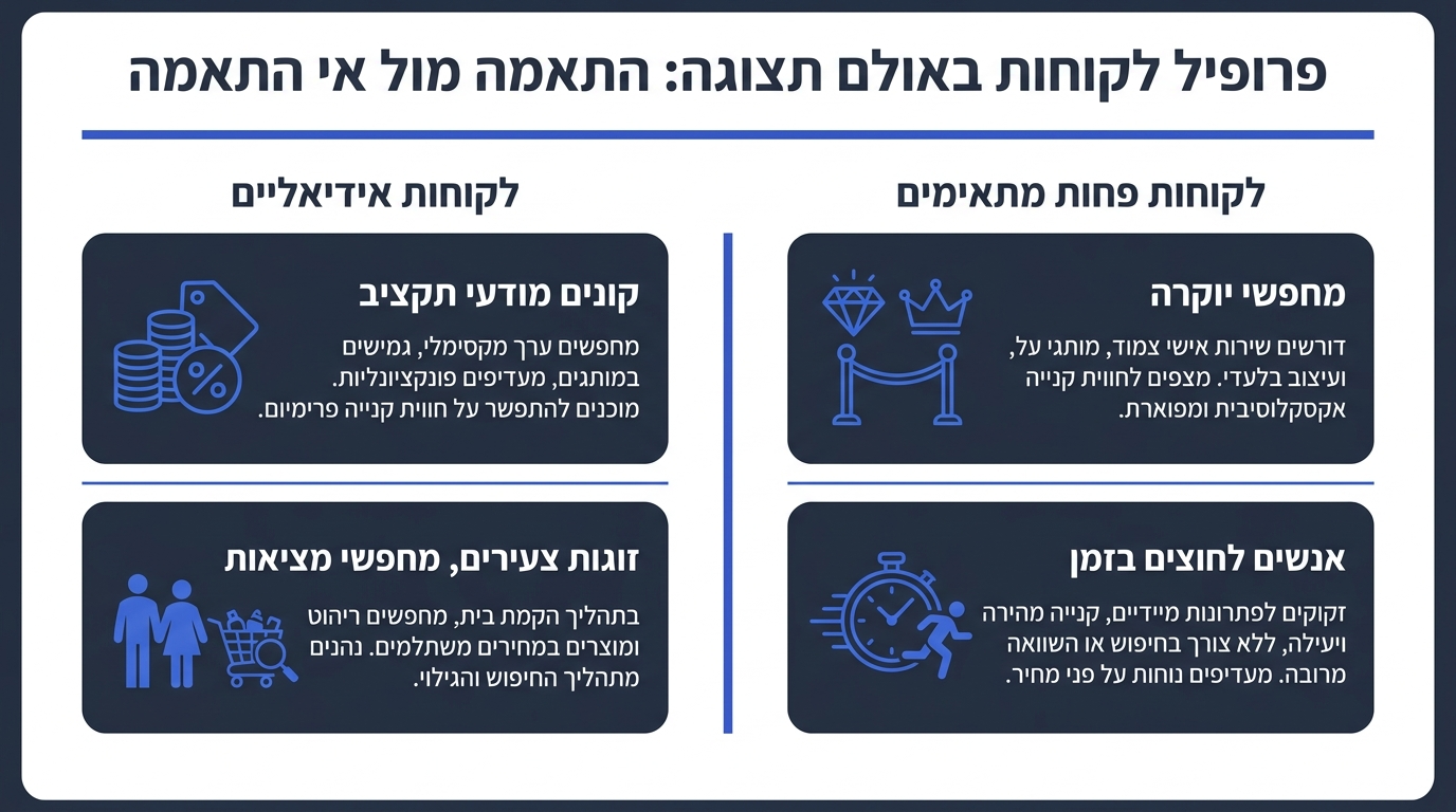 תצוגה במחסן - למי מתאים ולמי פחות