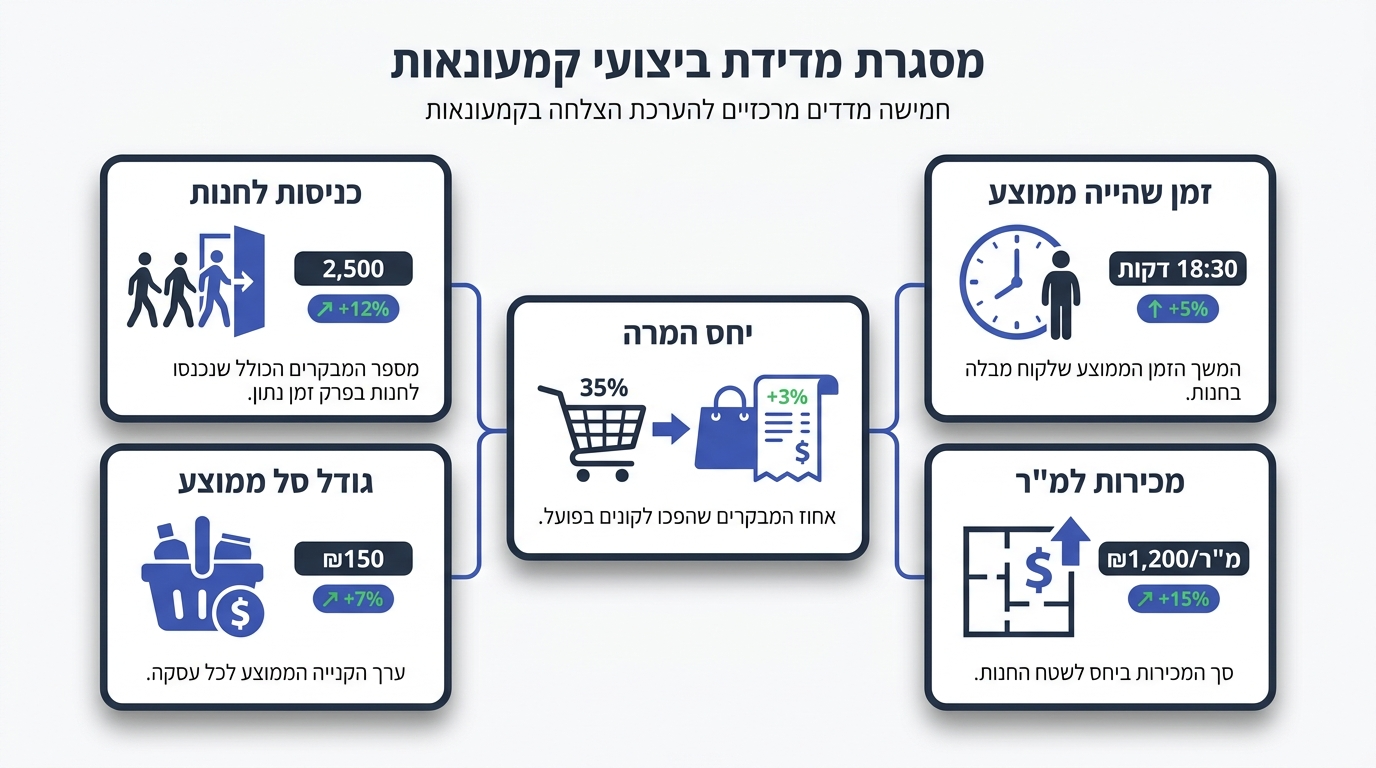 מדדים שכדאי למדוד לפני ואחרי שינוי פנים בחנות