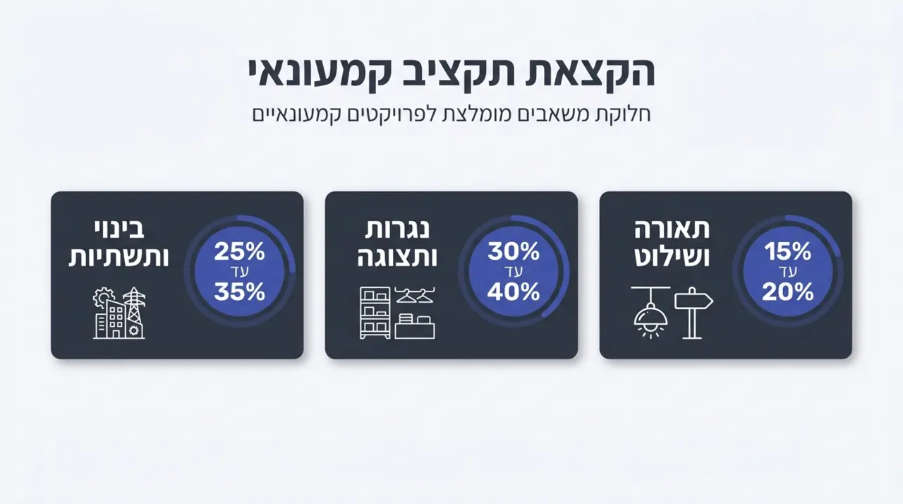 חלוקת תקציב מדויקת בין עבודות בינוי, נגרות ותאורה בהקמת חנות